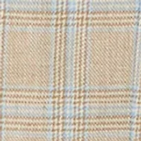 Men's Tan Plaid Suit Jacket