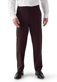 Burgundy Super Stretch Suit Pant