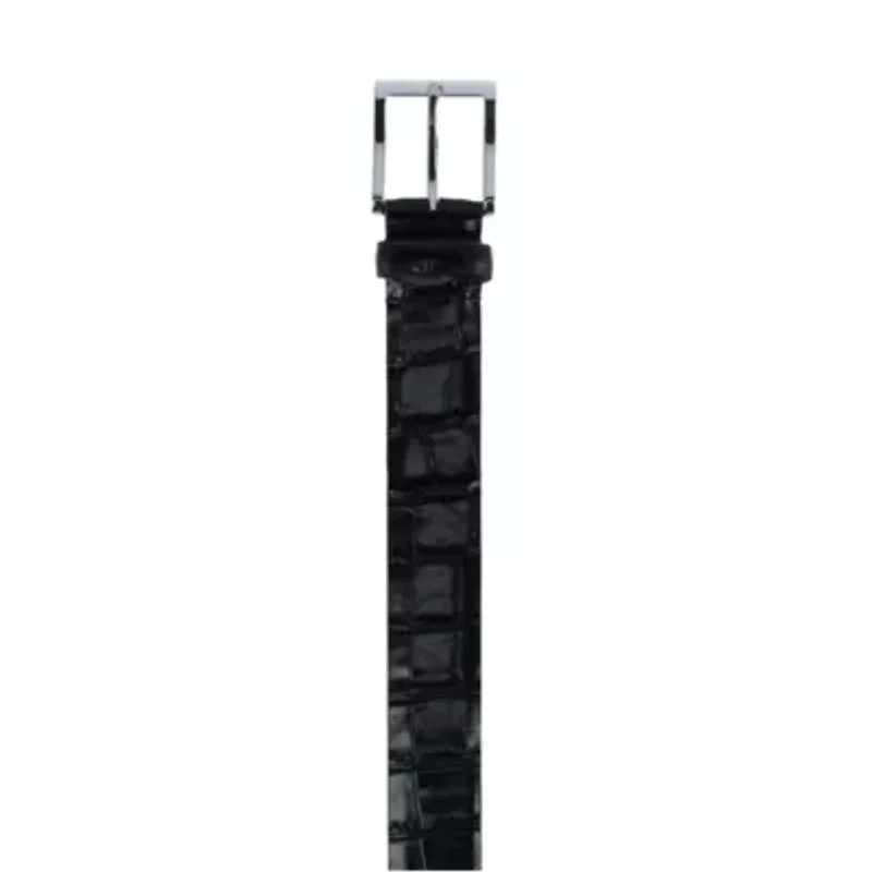 Elias Embossed Gator 35mm Leather Belt