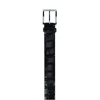 Elias Embossed Gator 35mm Leather Belt