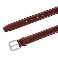 Matias Blue and Kahki Stripe Reversible Braided 35MM Casual Golf Belt