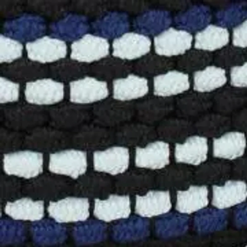 Alejandro Black Stripes and White Reversible Braided 35MM Casual Golf Belt
