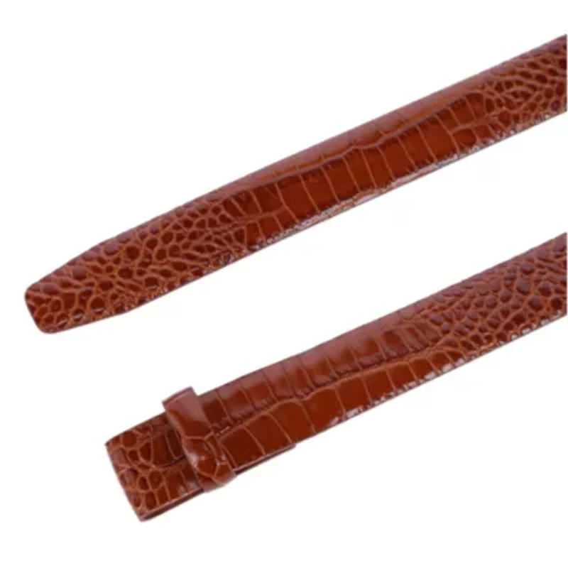 Armando Italian Suede 35mm Feathered Edge Belt