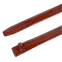 Armando Italian Suede 35mm Feathered Edge Belt