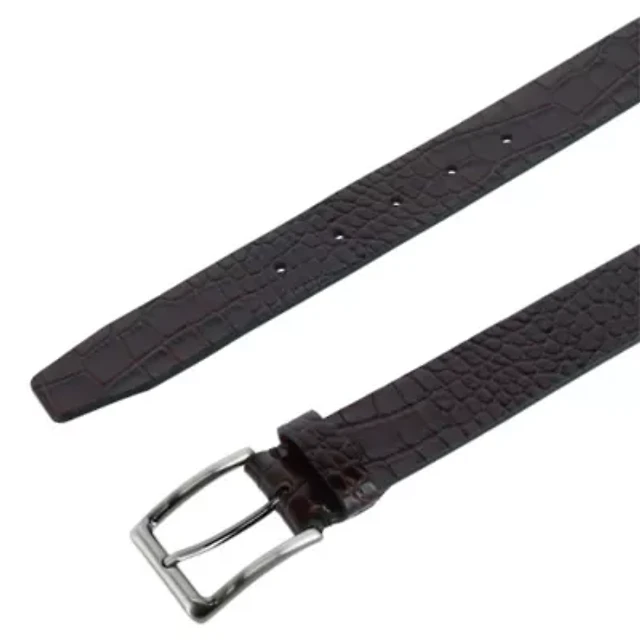 Trafalgar Matisse 35mm Mock Croc Leather Belt | The Summit display picture 2