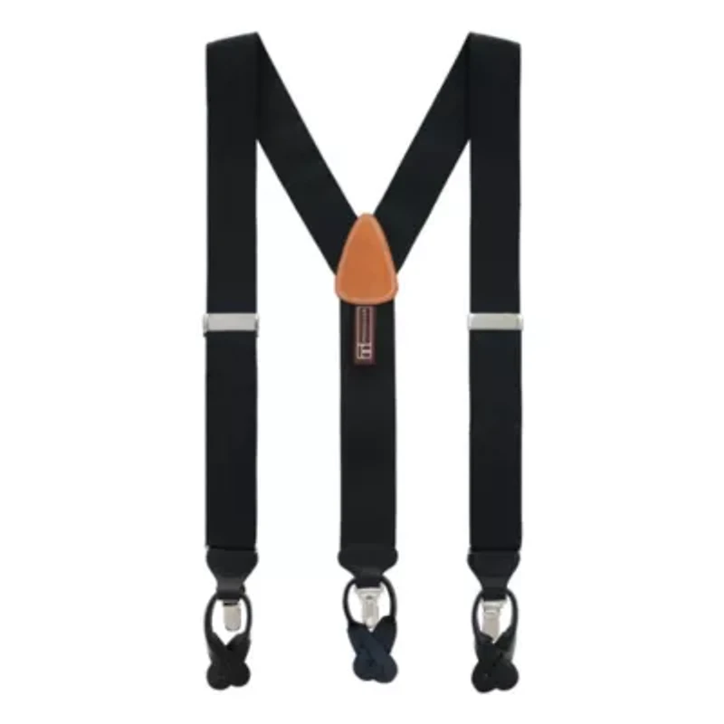 Big and Tall Andres Classic 35MM Leather Stretch Dress Belt