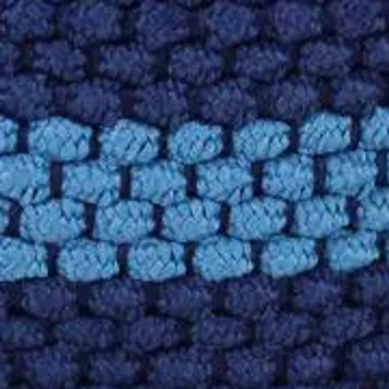 Big and Tall Arturo 35MM Black Blue Striped Reversible Braided Casual Golf Belt