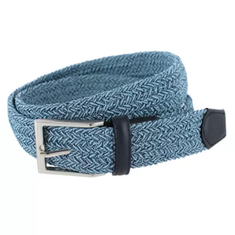 Big and Tall Madden Marble Weave 35mm Golf Stetch Belt