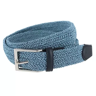 Big and Tall Madden Marble Weave 35mm Golf Stetch Belt
