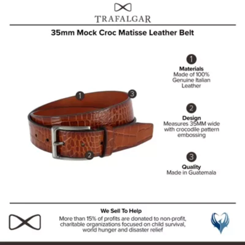 Big and Tall Apollo Italian Braided Suede Versatile Belt