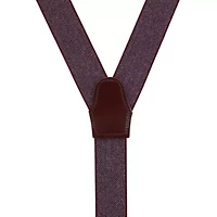 Silas Classic Herringbone Elastic Button End Braces