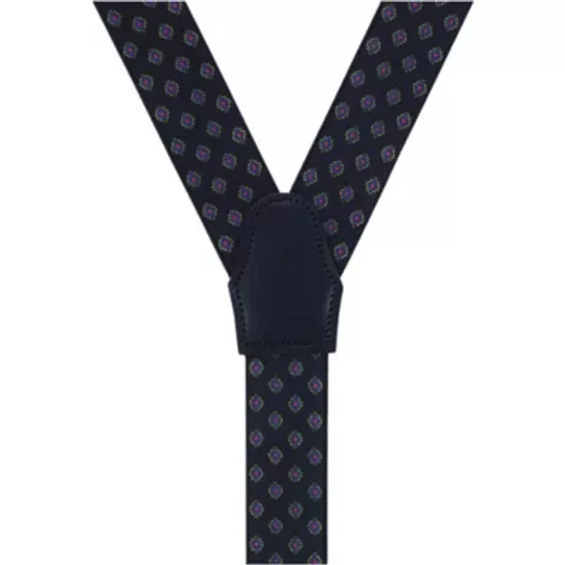 Luxe Diamond Elastic Button End Braces