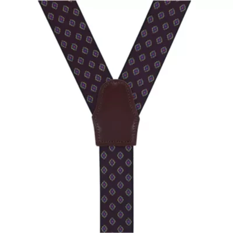 Luxe Diamond Elastic Button End Braces