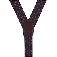 Luxe Diamond Elastic Button End Braces