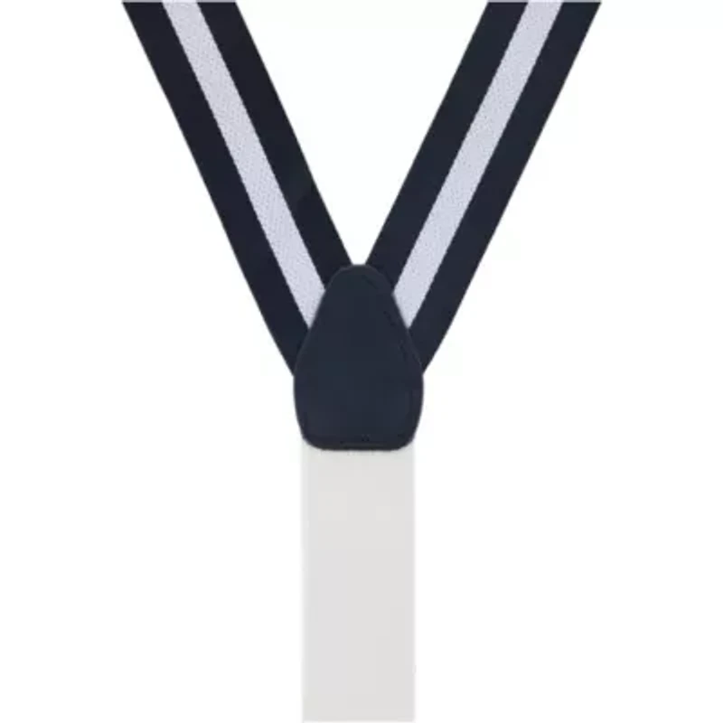 Montague Center Stripe Nylon Button End Braces