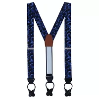 Christian the Romantic Brocade Silk Button End Braces