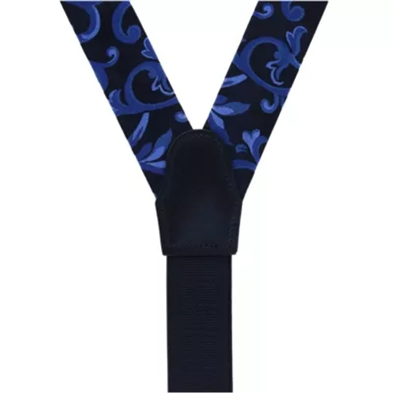 Christian the Romantic Brocade Silk Button End Braces