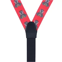 Hanno Tribal Elephant Button End Silk Braces