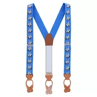 The Royal Fortune Pirate Ship Silk Button End Braces