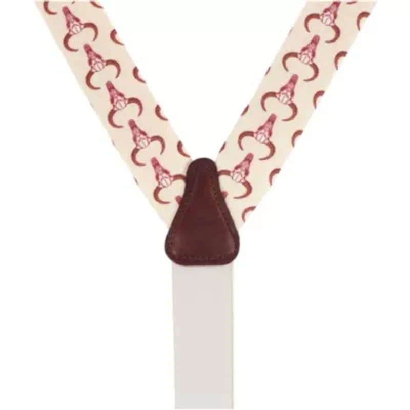 Santa Claus Is Watching Silk Novelty Button End Braces