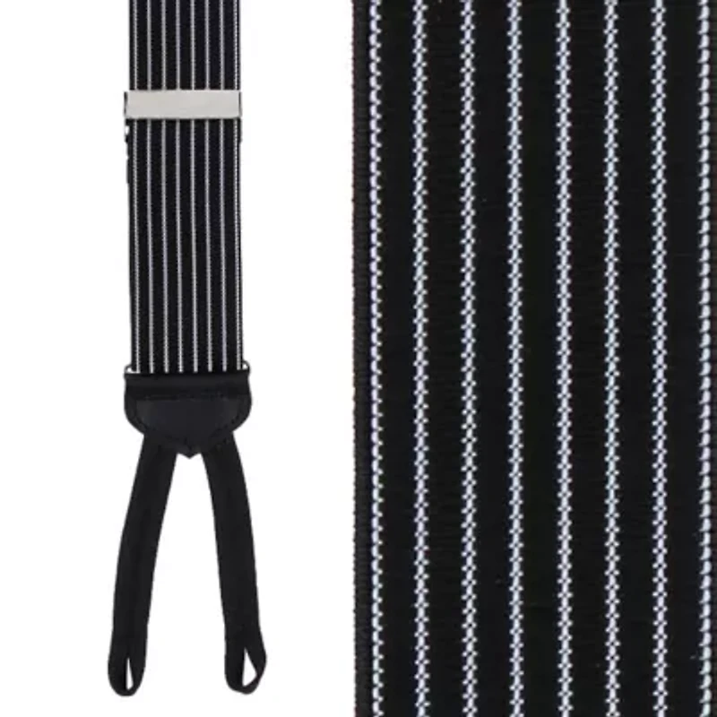 Voltaire Chalk Stripe Formal End Braces