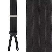 Jefferson Brushed Pinstripe Elastic Formal End Braces