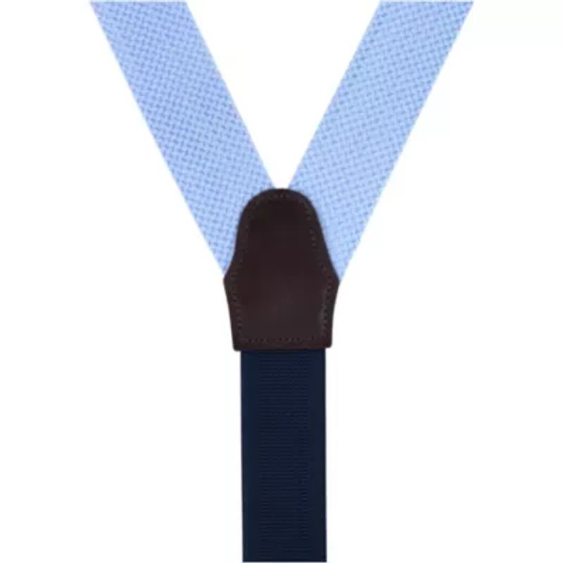 Gamma Geometric Pattern Silk Button End Braces