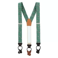 The Golf Dream Silk Button End Braces