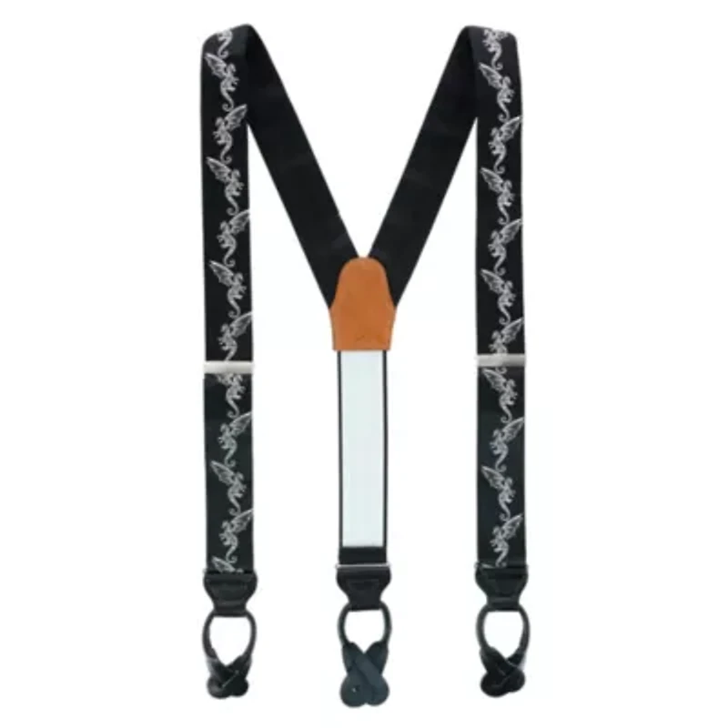 Guardian of Freedom Tribal Dragon Silk Button End  Braces