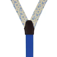 Weldon Floral Silk Button End Braces