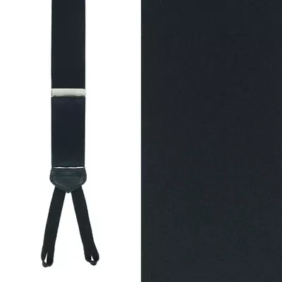 Sutton Solid Color Silk Formal End Braces