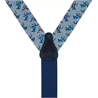 Derby Winning Racehorse Silk Button End Braces