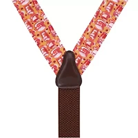 Highly Caffeinated Silk Button End Braces