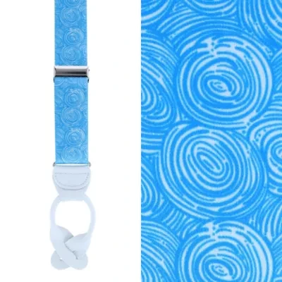 The Painter's Fantasy Silk Button End Braces