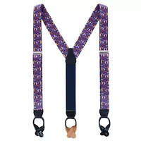 Toast The Night Away Silk Button End Braces