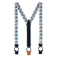 UK Stamps Silk Button End Braces