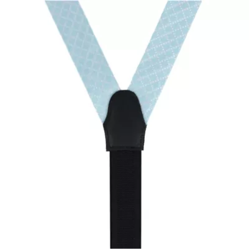 Big and Tall Voltaire Chalk Stripe Elastic Formal End Braces