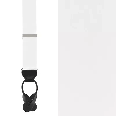 Big & Tall Dutton Solid Colored Silk Button End Braces