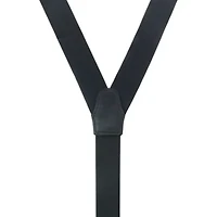 Big & Tall Sutton Solid Silk Formal End Braces