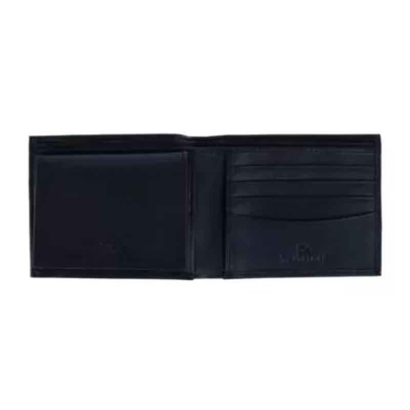 Orion Leather 8-Slot Bi-Fold Wallet with Removable ID Card Case