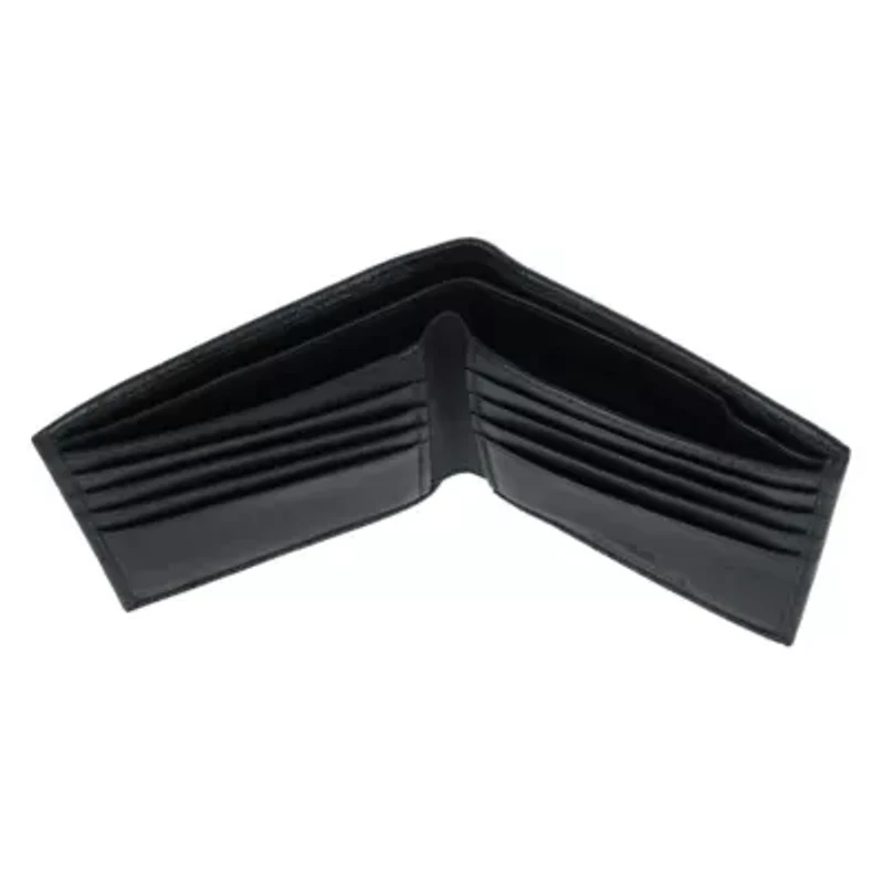 Esteban Croco Embossed Leather 8 Slot Bi-Fold Wallet