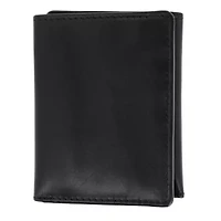 Tennyson Tri-Fold Genuine Leather Wallet with ID Window