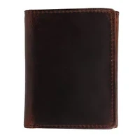 Tennyson Tri-Fold Genuine Leather Wallet with ID Window