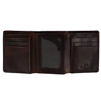 Tennyson Tri-Fold Genuine Leather Wallet with ID Window