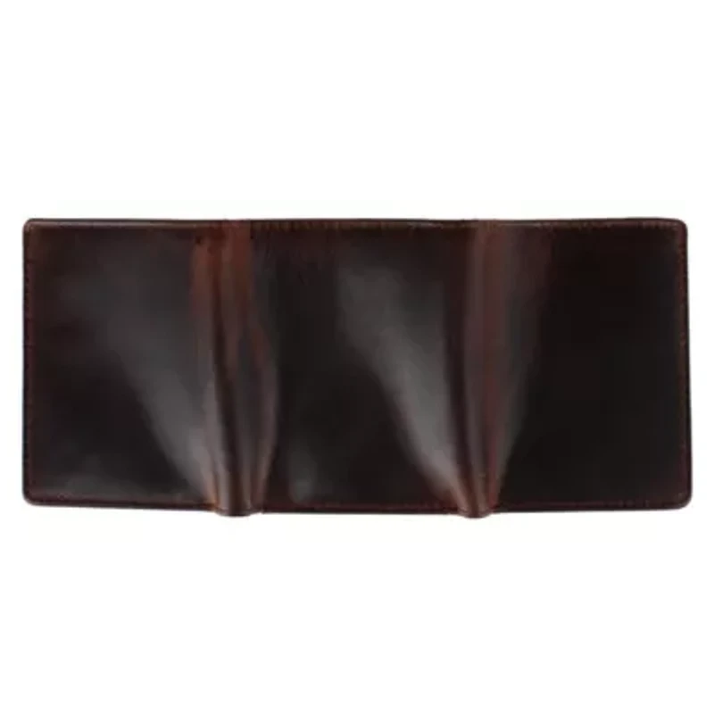 Tennyson Tri-Fold Genuine Leather Wallet with ID Window