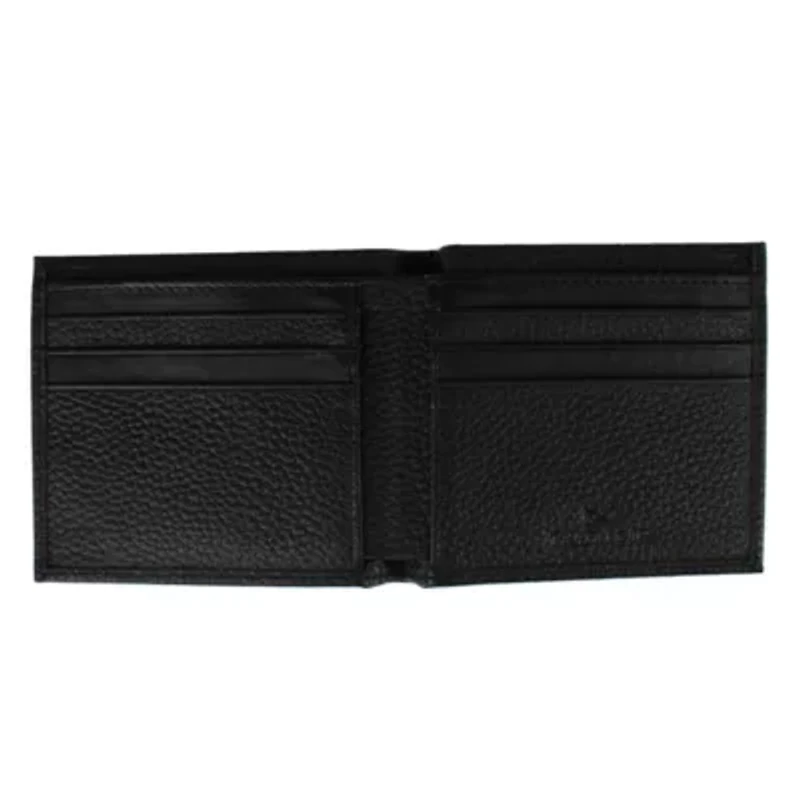 Pierce Pebble Grain Classic Leather Bi-Fold Wallet