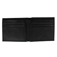 Pierce Pebble Grain Classic Leather Bi-Fold Wallet