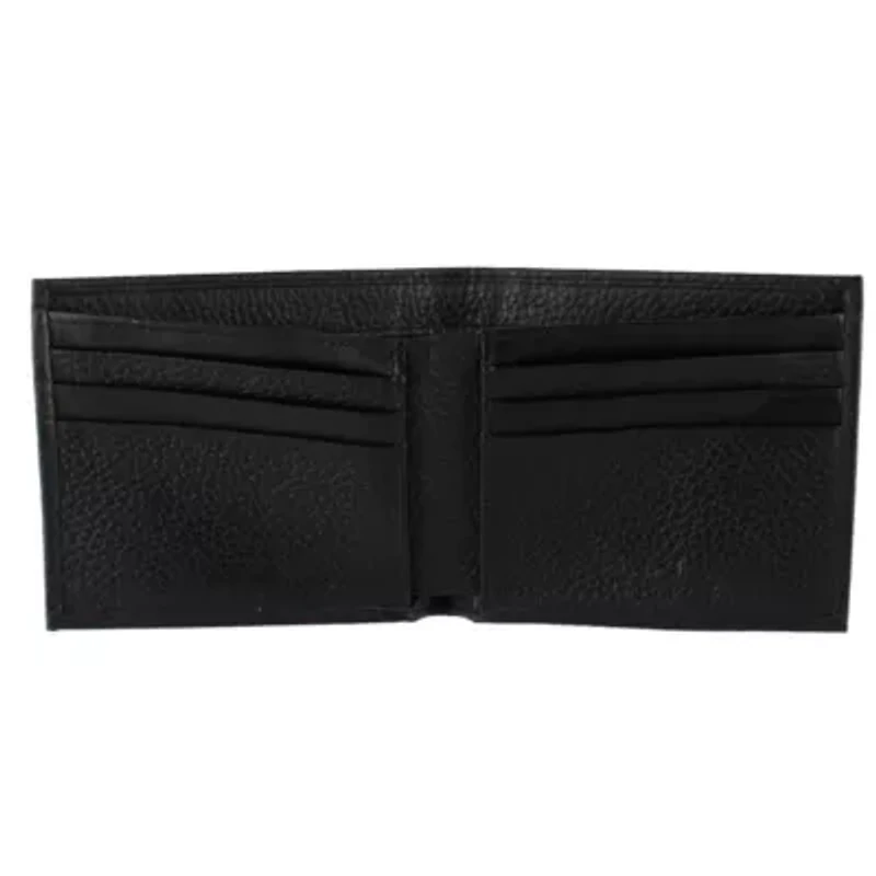 Pierce Pebble Grain Classic Leather Bi-Fold Wallet