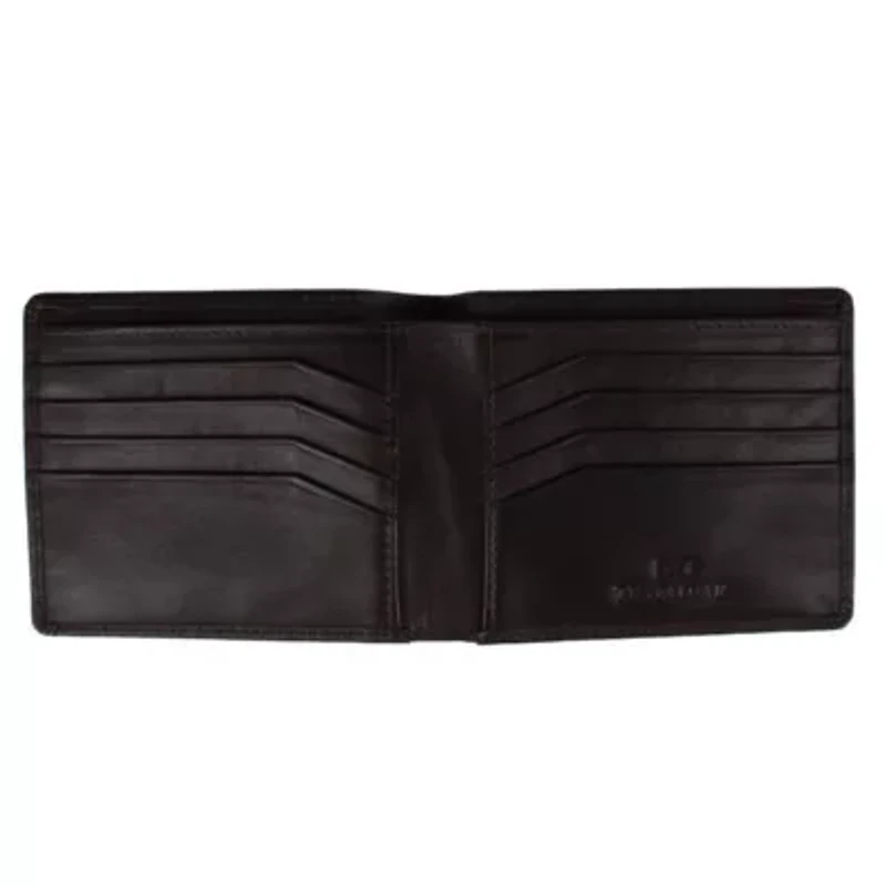 Lazzaro Lattice Weave Leather Bi-Fold Wallet