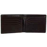 Lazzaro Lattice Weave Leather Bi-Fold Wallet